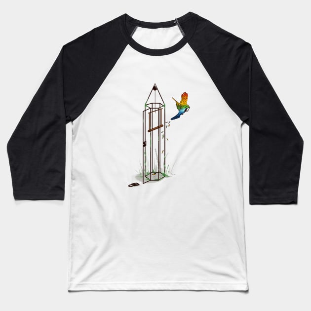 Freedom Baseball T-Shirt by RobertRichter